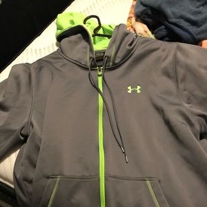Under armor full zip hooded sweatshirt